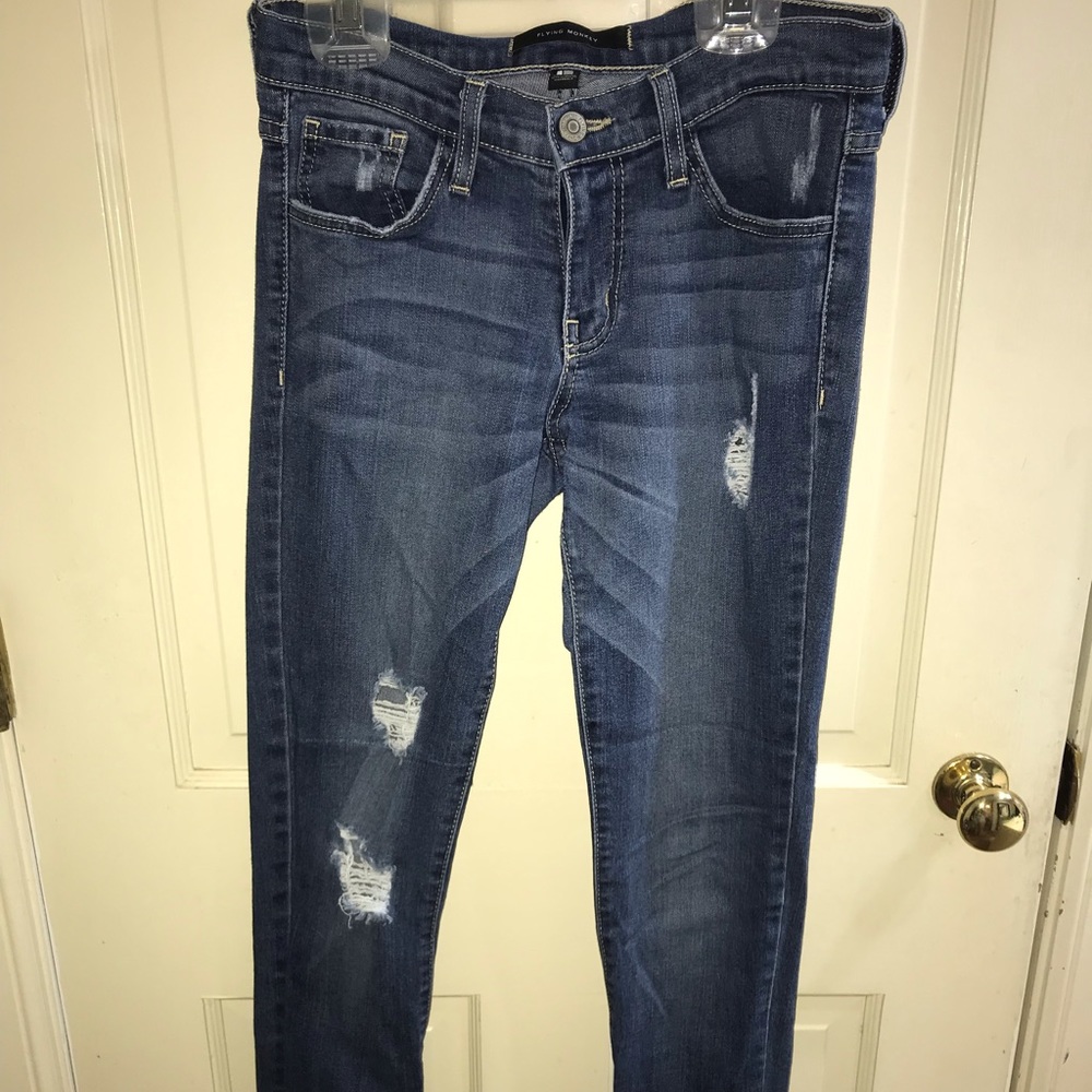 Flying Monkey Ripped Skinny Jeans